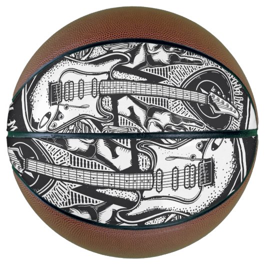 ギターロックデザイン バスケットボール (正面)