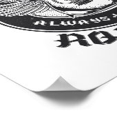 ギターロックデザイン ポスター (角)