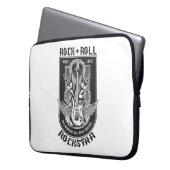 ギターロックデザイン ラップトップスリーブ (正面左)