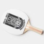 ギターロックデザイン 卓球ラケット (横)