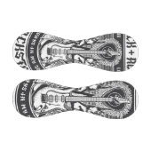 ギターロックデザイン 野球ボール (パネル)