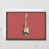 ギターロックバースデーパーティーミュージックフェスティバル 招待状 (裏面)