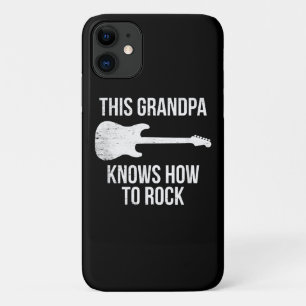 ギターロックプレーヤーミュージシャンを知っているおじいちゃん iPhone 11 ケース
