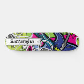 ギターロックミュージックスターオールドスクールスケートボード スケートボード (横)