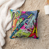 ギターロックミュージックスターグランジソファ装飾用クッション クッション (ブランケット)