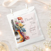 ギターワイルドフラワーアンパサンドミュージカル結婚ズ フェイバーバッグ (クリップ留めされた状態)