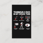 ギター中毒のギタリスト音楽愛好ミュージシャン 名刺 (正面)