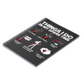 ギター中毒のギタリスト音楽愛好家ミュージシャン ノートブック (左側)