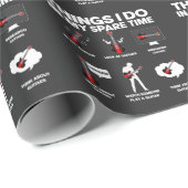 ギター中毒のギタリスト音楽愛好家ミュージシャン ラッピングペーパー (ロールコーナー)