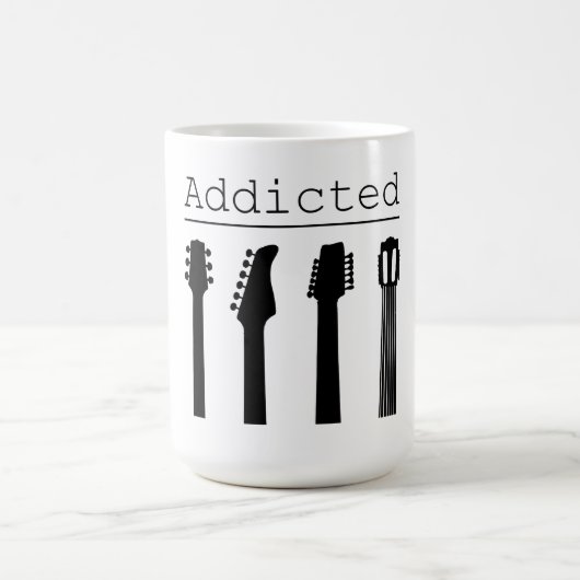 ギター中毒 コーヒーマグカップ (中央)