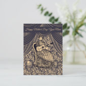 ギター付きの女性 シーズンポストカード (スタンド正面)