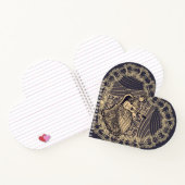 ギター付きの女性 ノートブック (内部)