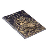 ギター付きの女性 ノートブック (右側)