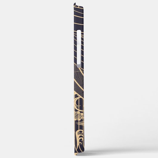 ギター付きの女性 Case-Mate iPhoneケース (裏面 / 左)