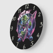 ギター付きメロディマエストロ ラージ壁時計 (傾斜)