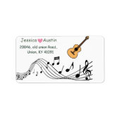 ギター住所 シール (正面)