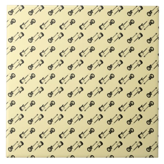 ギター体セラミックタイル タイル (正面)