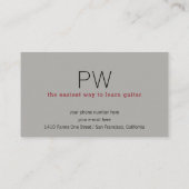 ギター先生のギターネック付き名刺 名刺 (裏面)