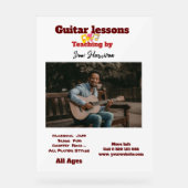 ギター先生カスタマイズアクリル記号 アクリルサイン (正面)