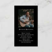 ギター先生カスタムフォトレトロ名刺 名刺 (裏面)