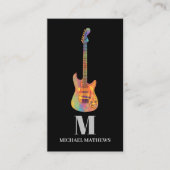 ギター先生カスタム 名刺 (正面)