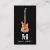 ギター先生カスタムQRコード 名刺 (正面)