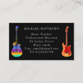 ギター先生ミュージシャンカスタム 名刺 (裏面)