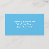 ギター先生モダンパステル音楽講師 名刺 (裏面)