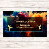 ギター先生名刺カラークールスプラッシュ 名刺