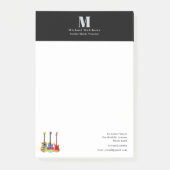 ギター先生音楽レッスンカスタムビジネス ポストイット (正面)