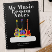 ギター先生音楽教習生カスタム ノートブック