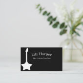 ギター先生 |電気・音響レッスン株式会社 コーリングカード (スタンド正面)