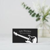 ギター先生 |電気・音響レッスン株式会社 コーリングカード (スタンド正面)