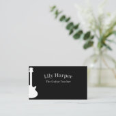 ギター先生 |電気・音響レッスン株式会社 コーリングカード (スタンド正面)