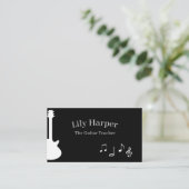 ギター先生 |電気・音響レッスン コーリングカード (スタンド正面)