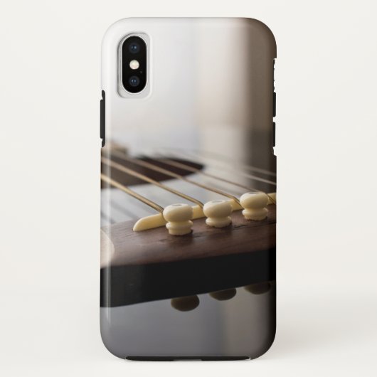ギター写真スタイリッシュアングル音楽愛好家 Case-Mate iPhoneケース (裏面)