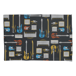 ギター及びサプライヤパターン 枕カバー