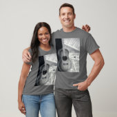 ギター及び楽譜のTシャツ Tシャツ (ユニセックス)