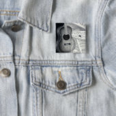 ギター及び楽譜ボタン 缶バッジ (インサイチュ)