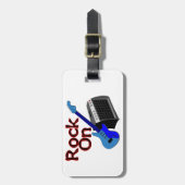 ギター及びAmpの石 ラゲッジタグ (正面縦)