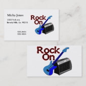 ギター及びAmpの石 名刺 (正面/裏面)