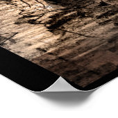 ギター地獄プリント ポスター (角)