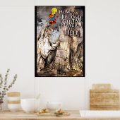 ギター地獄プリント ポスター (キッチン)