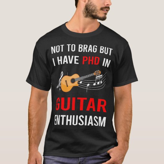 ギター大好きギタリスト Tシャツ (正面)