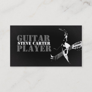ギター奏者のギタリストのミュージシャンの名刺 名刺