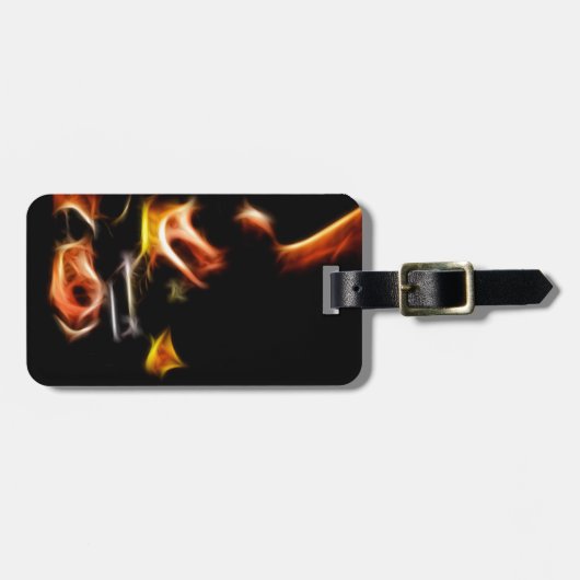 ギター奏者 ラゲッジタグ (正面横)