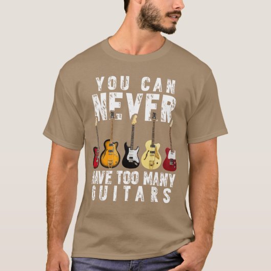 ギター好きにはたまらない！音楽と笑顔をギフトに Tシャツ (正面)