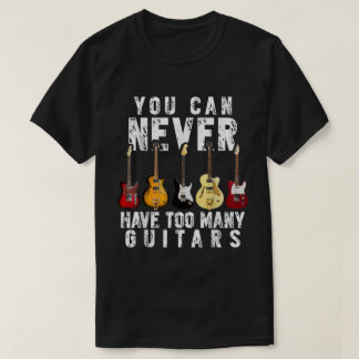 ギター好きのための面白い音楽Tシャツ Tシャツ
