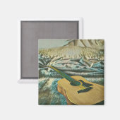 ギター好きのギフト マグネット (正面/裏面)