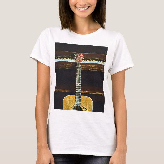 ギター好きのギフト Tシャツ (正面)